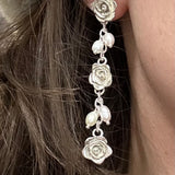 Roses Chain Drop earrings