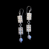 Flower Tile Earrings
