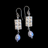 Flower Tile Earrings