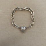 Pearl Heart Bracelet